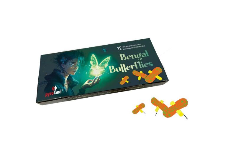 Bengal Butterflies 12er Schachtel von Pyroland ab 2.54€ jetzt bestellen