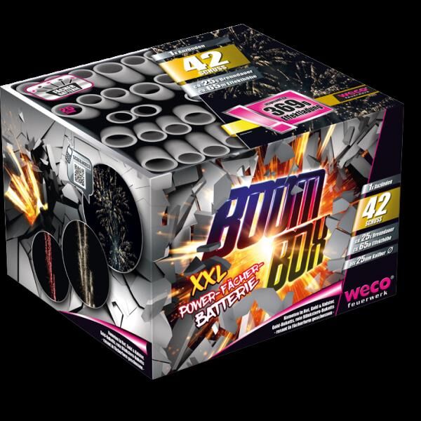 Boombox 42-Schuss-Feuerwerk-Batterie von Weco ab 33.99€ jetzt bestellen