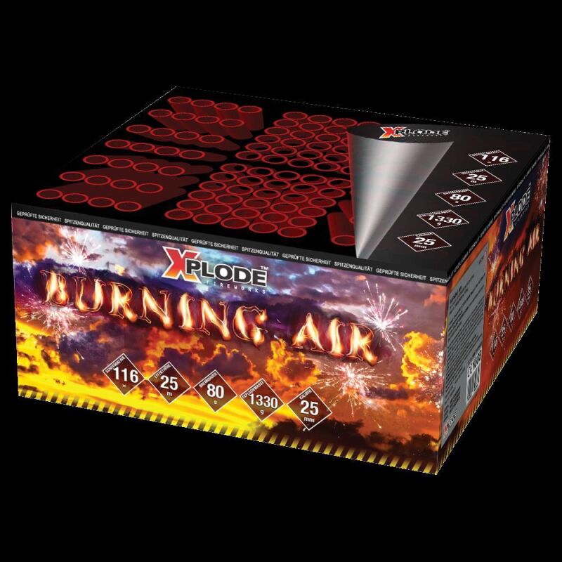 Burning Air 116-Schuss-Feuerwerkverbund von Xplode ab 84.99€ jetzt bestellen