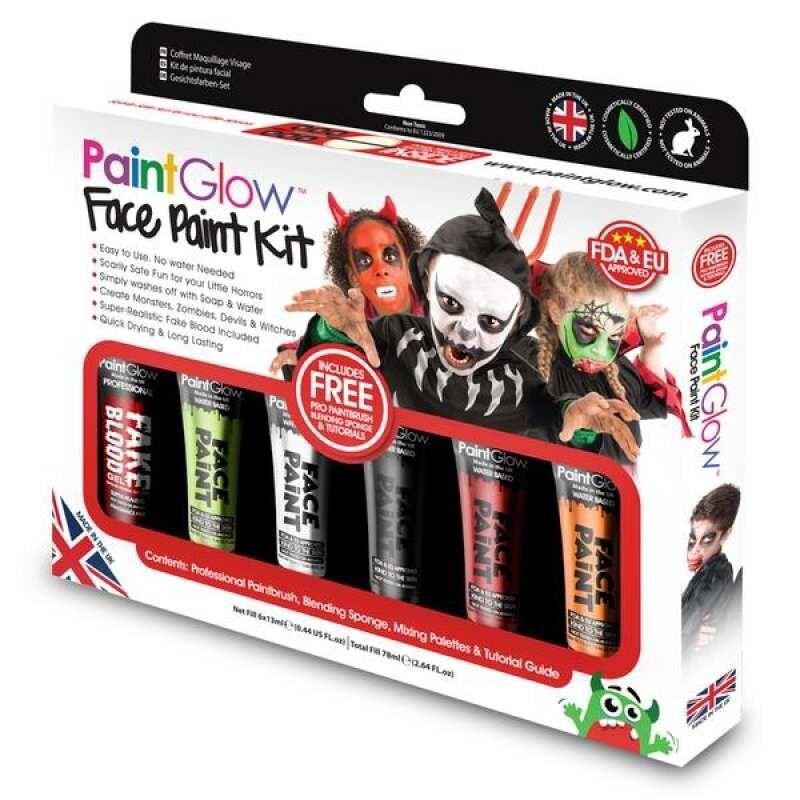 Gesichtsmalfarben Set für Fasching und Halloween von Knixs ab 24.99€ jetzt bestellen