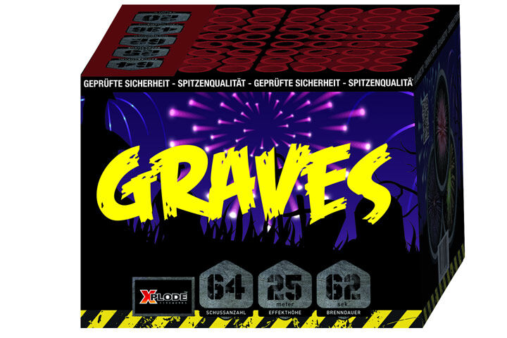 Graves 64-Schuss-Feuerwerk-Batterie von Xplode ab 32.29€ jetzt bestellen