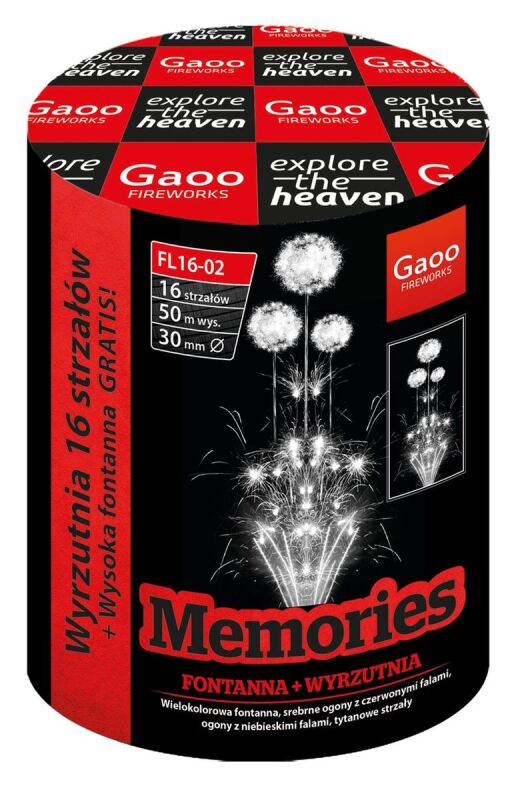 Memory (Memories) 16-Schuss-Feuerwerk-Batterie von Gaoo ab 25.49€ jetzt bestellen