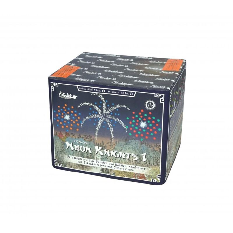 Neon Knights 1 34-Schuss-Feuerwerk-Batterie von Funke ab 36.54€ jetzt bestellen