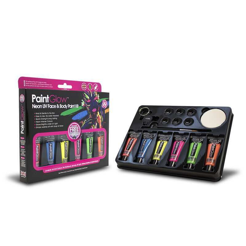 PRO Neon UV Gesichts & Körpermalfarbe Set von Knixs ab 24.99€ jetzt bestellen