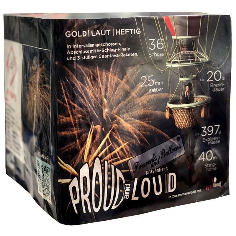 Proudandloud 36-Schuss-Feuerwerk-Batterie von Pyroland ab 33.99€ jetzt bestellen