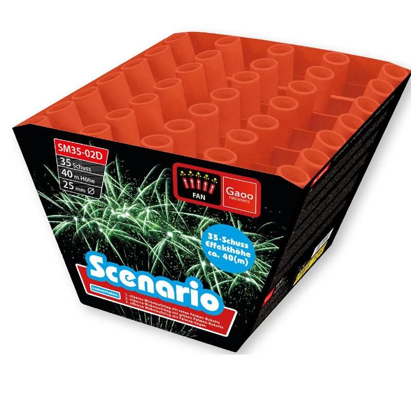 Scenario 35-Schuss-Feuerwerk-Batterie von Gaoo ab 49€ jetzt bestellen