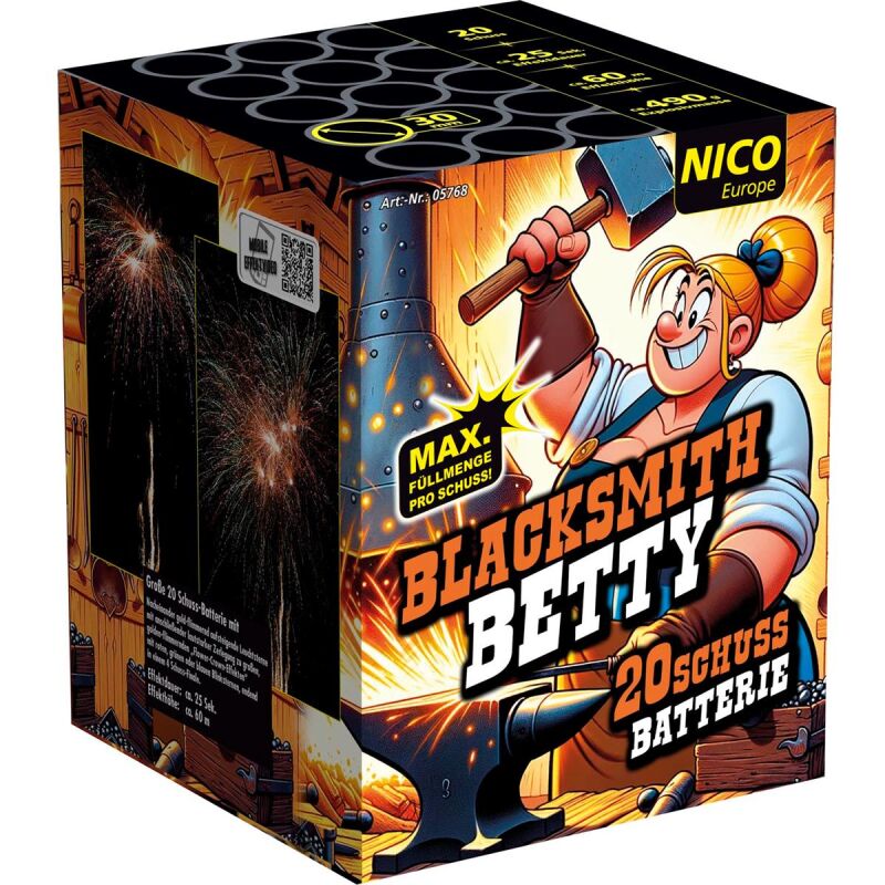 Blacksmith Betty 20-Schuss-Batterie von Nico ab 38.24€ jetzt bestellen