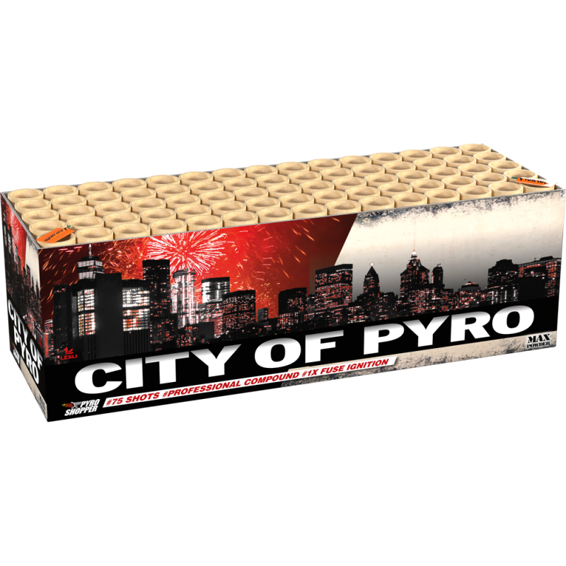 City of Pyro 75-Schuss-Feuerwerks-Verbund von Lesli ab 56.09€ jetzt bestellen