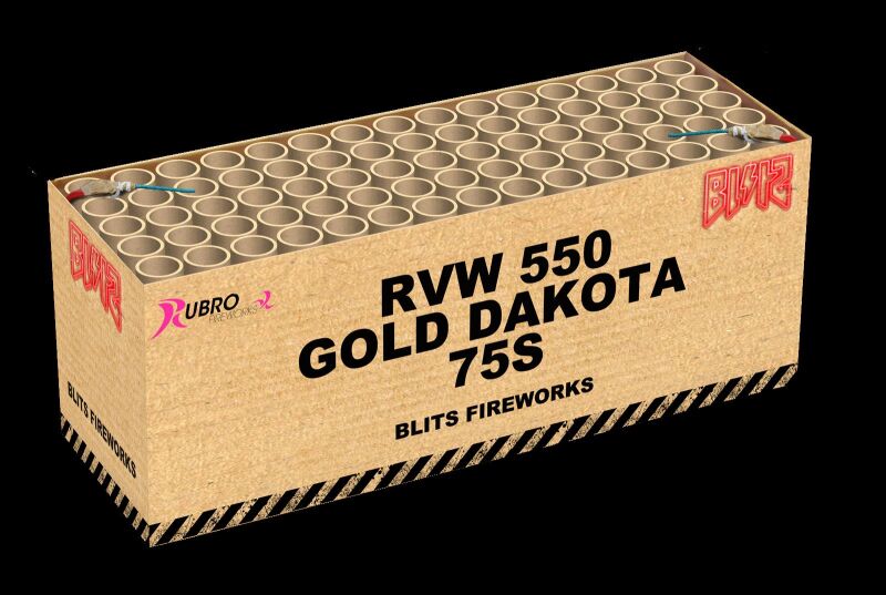 Gold Dakota 75-Schuss-Feuerwerksverbund von Geisha-Rubro ab 76.49€ jetzt bestellen