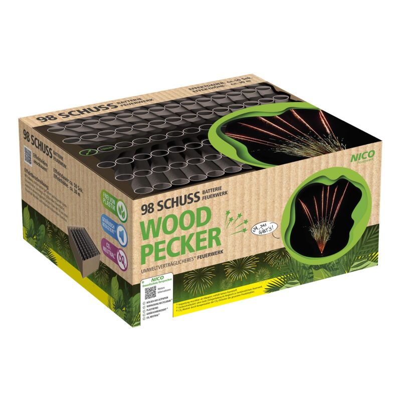 Woodpecker 98-Schuss-Feuerwerk-Batterie von Nico ab 22.09€ jetzt bestellen